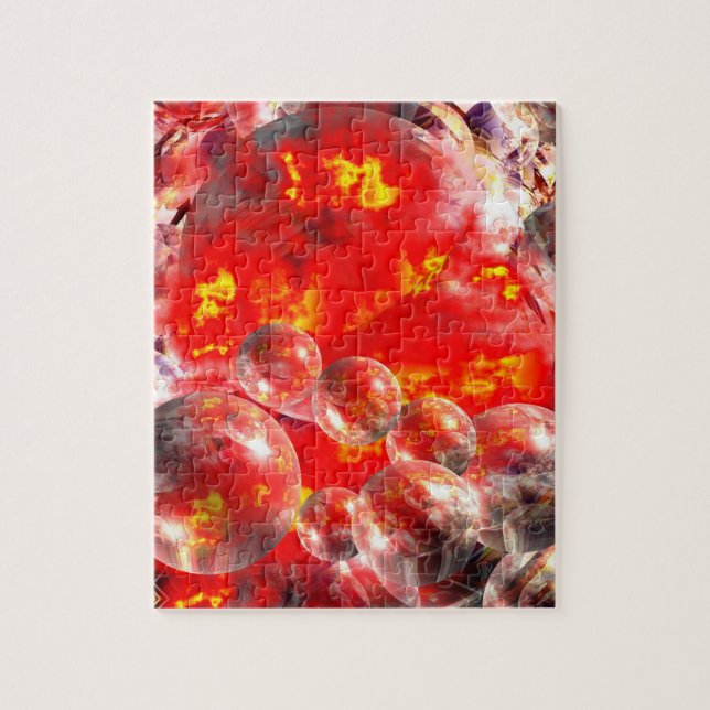 Digital Computer Art Abstract Modern Creative Jigsaw Puzzle (Vertical)