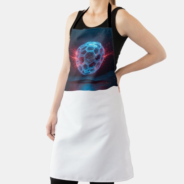 Digital Core: Futuristic Energy Sphere Explosion Apron (Insitu)