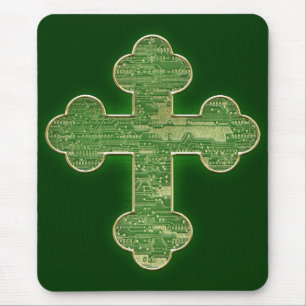 Digital Cross Mouse Mat