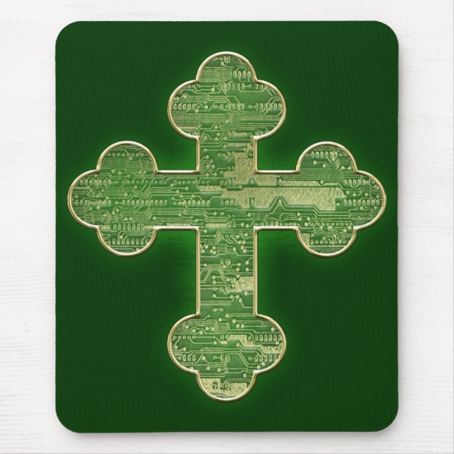 Digital Cross Mouse Mat (Front)
