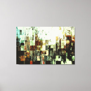 Digital Decay Canvas Print