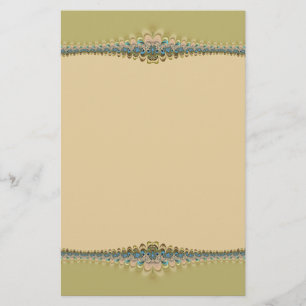 Digital Delicate Lace Stationery