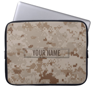 Digital Desert Camouflage Customisable Laptop Sleeve