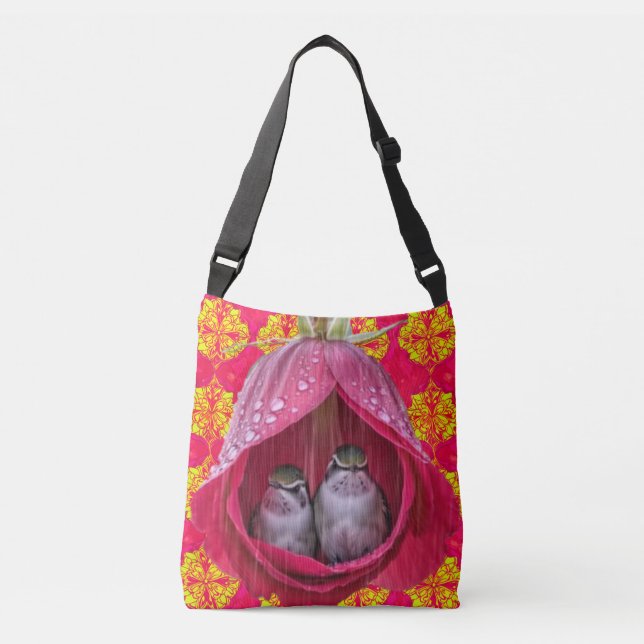 Digital Design Cross Body Bag Medium All-Over-Prin (Front)