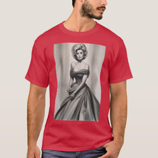 Digital design of Catherine Deneuve 6 Oversized T-Shirt