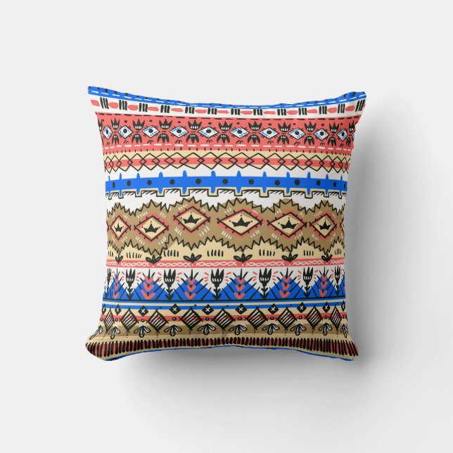 digital design textile shirts borders cushion (Front)