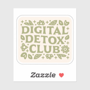 Digital detox club wellness girl aesthetic