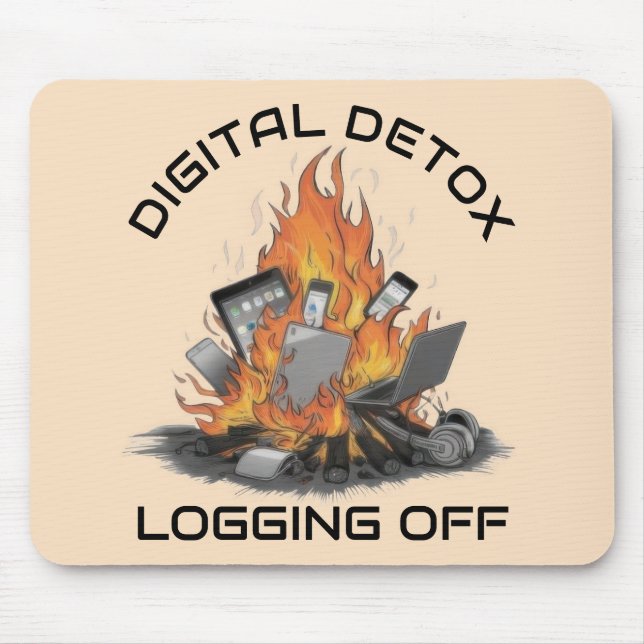 Digital Detox Mouse Mat (Front)