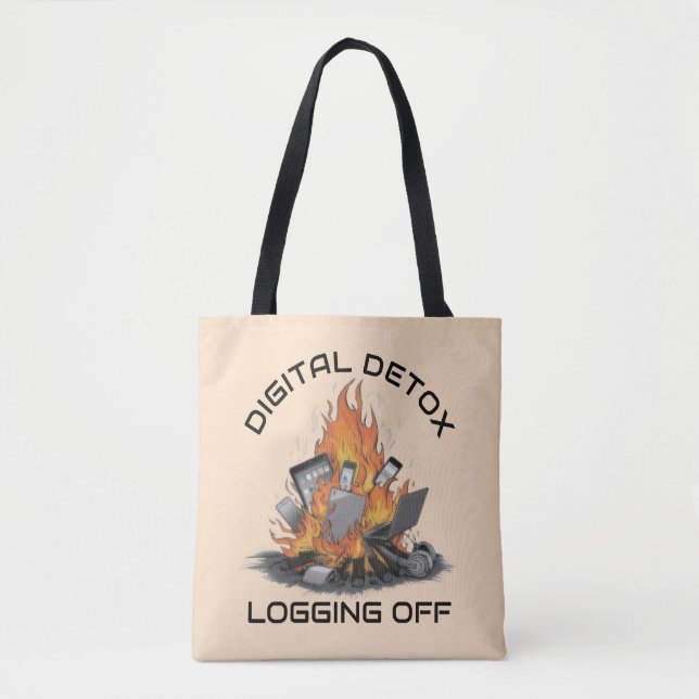 Digital Detox Tote Bag (Front)