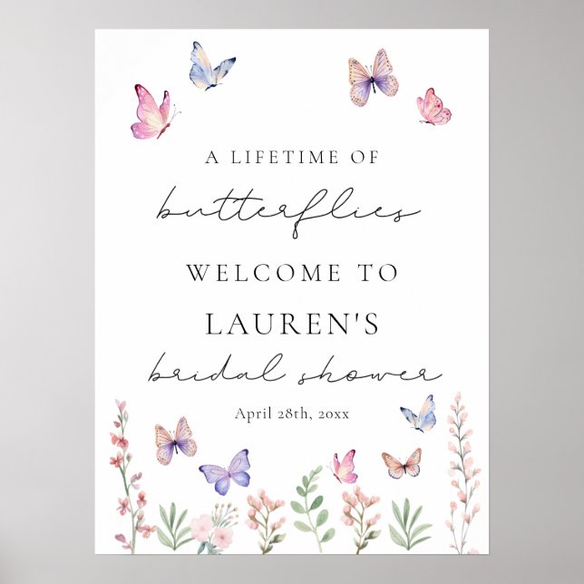 Digital Download Bridal Shower Welcome Sign (Front)