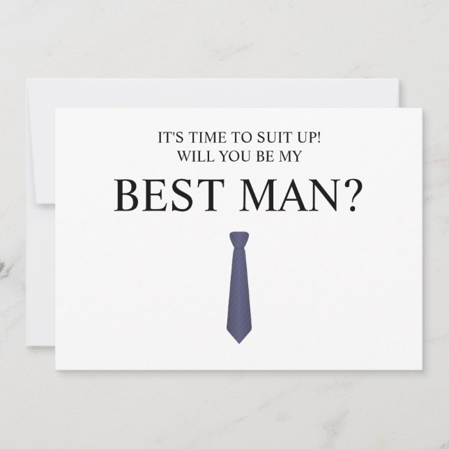 Digital Download Groomsman Card, Groomsmen & Best  Invitation (Front)