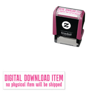 Digital Download Item - No Physical Item Shipped Self-inking Stamp