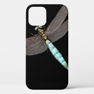 Digital Dragonfly Close Up on Black Case-Mate iPho iPhone 12 Case