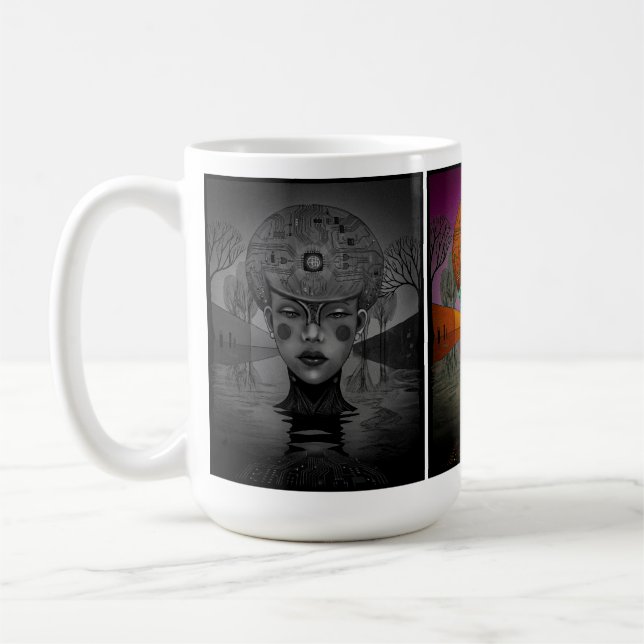 Digital Dreaming Coffee Mug (Left)