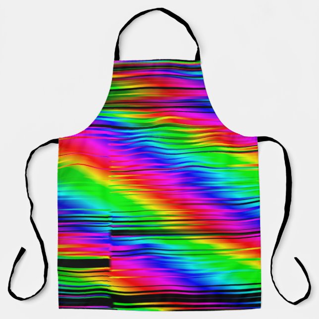 Digital effects. Multicolor abstract background. C Apron (Front)