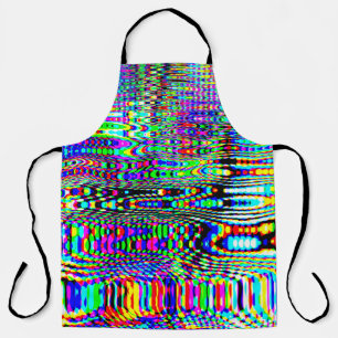 Digital effects. Multicolor abstract background. C Apron