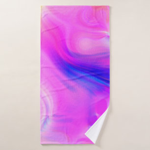 Digital effects. Multicolor abstract background. C Bath Towel