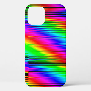 Digital effects. Multicolor abstract background. C iPhone 12 Case