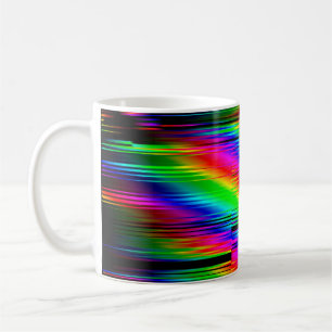 Digital effects. Multicolor abstract background. C Coffee Mug
