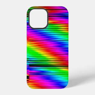 Digital effects. Multicolor abstract background. C iPhone 12 Case
