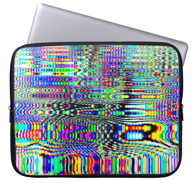 Digital effects. Multicolor abstract background. C Laptop Sleeve (Front)