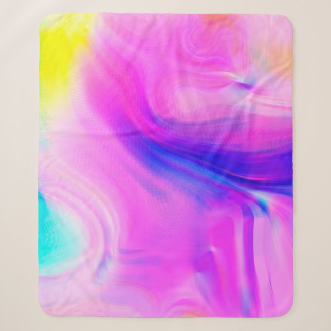Digital effects. Multicolor abstract background. C Sherpa Blanket (Front)