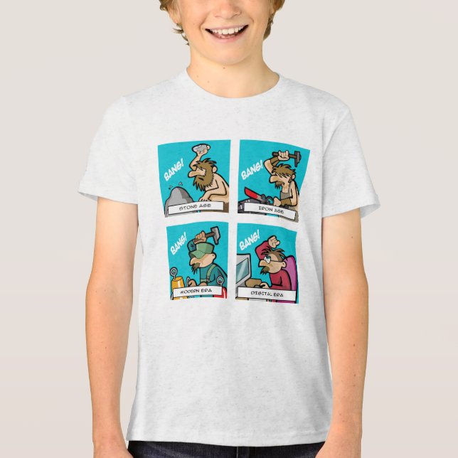 Digital Evolution 2 Tri-Blend Shirt (Front)