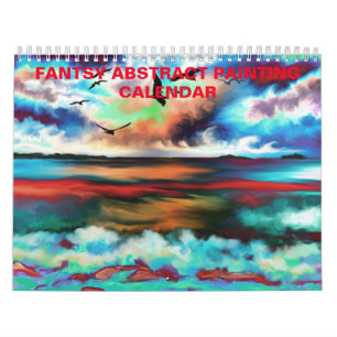 Digital Fantasy Abstract Painting Art Calendar