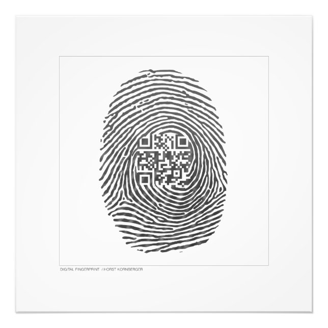DIGITAL FINGERPRINT  PHOTO PRINT (Front)