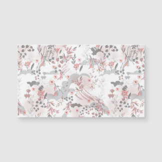 Digital Floral Pattern on Pastel Tones
