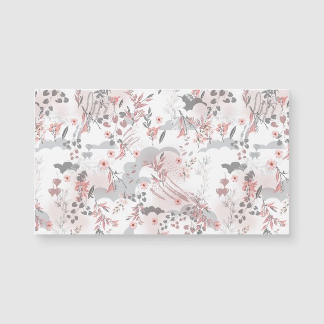 Digital Floral Pattern on Pastel Tones (Front)