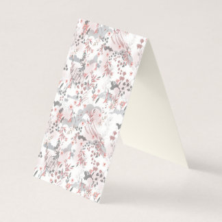 Digital Floral Pattern on Pastel Tones