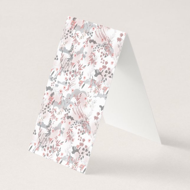 Digital Floral Pattern on Pastel Tones (Back)