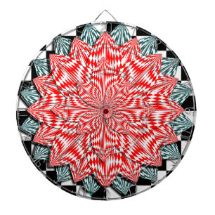 Digital Flower by Kenneth Yoncich Dartboard