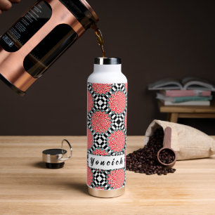 Digital Flower by Kenneth Yoncich Water Bottle
