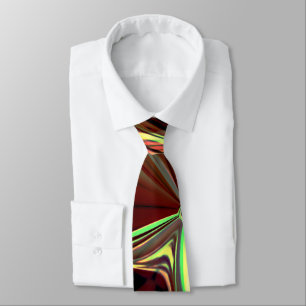 Digital flower with metallic or crystalline shades tie