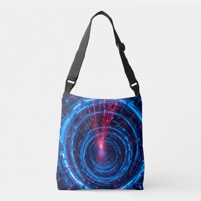 Digital Fortress: The Secure Stream Crossbody Bag (Front)
