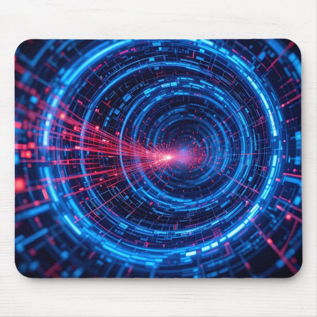 Digital Fortress: The Secure Stream Mouse Mat (Front)
