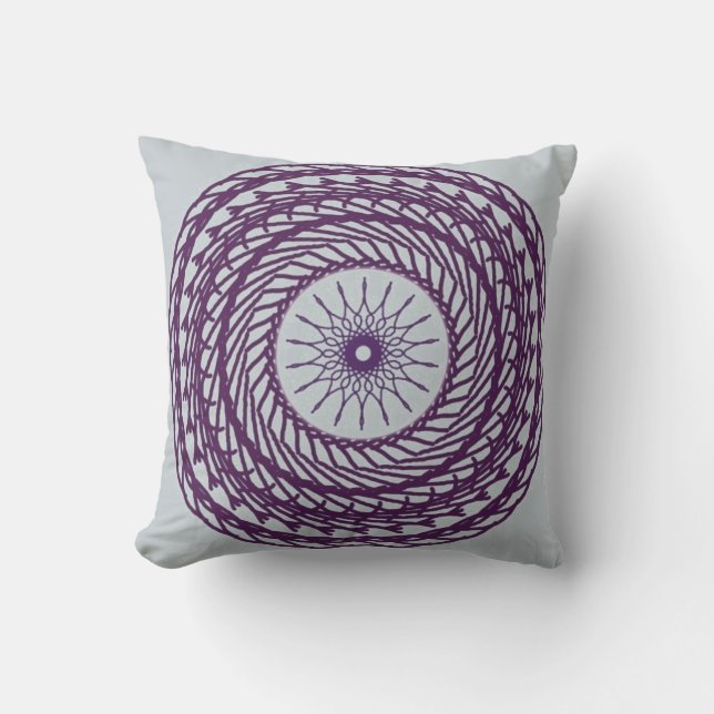 Digital geometrical shape pattern cushion (Front)