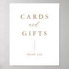 Digital Gold Rustic Cards and Gifts Wedding Sign