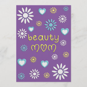 DIGITAL greeting card “Beauty Mum”