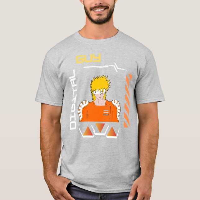 digital guy in a digital world T-Shirt (Front)