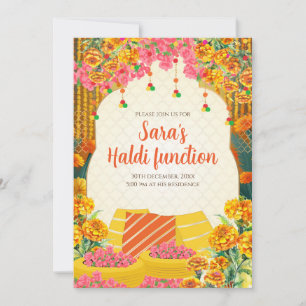 Digital Haldi invitations Haldi invites, Mayoun