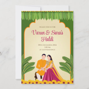 Digital Haldi invites & Digital Haldi invitations