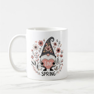 Digital Heart Symbolising Love: Glowing Futuristic Coffee Mug