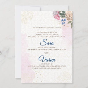 Digital Hindu Wedding card Indian wedding card
