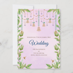 Digital Hindu wedding invitation Indian wedding