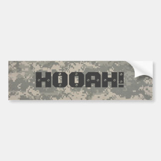 digital, HOOAH! hummer style Bumper Sticker