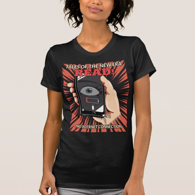 Digital Horror Tale - Books T-Shirt (Front)