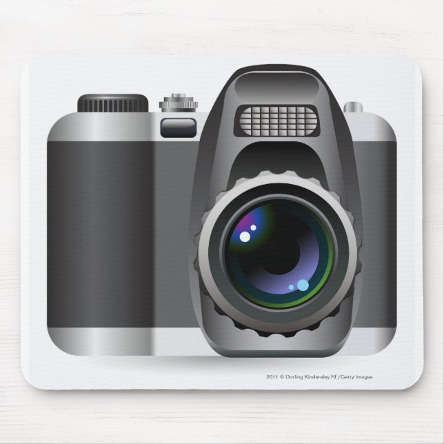 Digital illustration of digital camera mouse mat (Front)